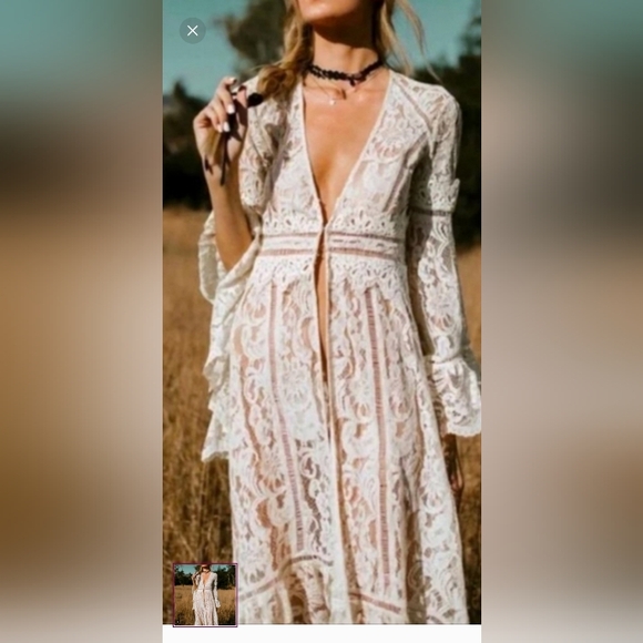 Free People Rhiannon duster💘 - Picture 2 of 11